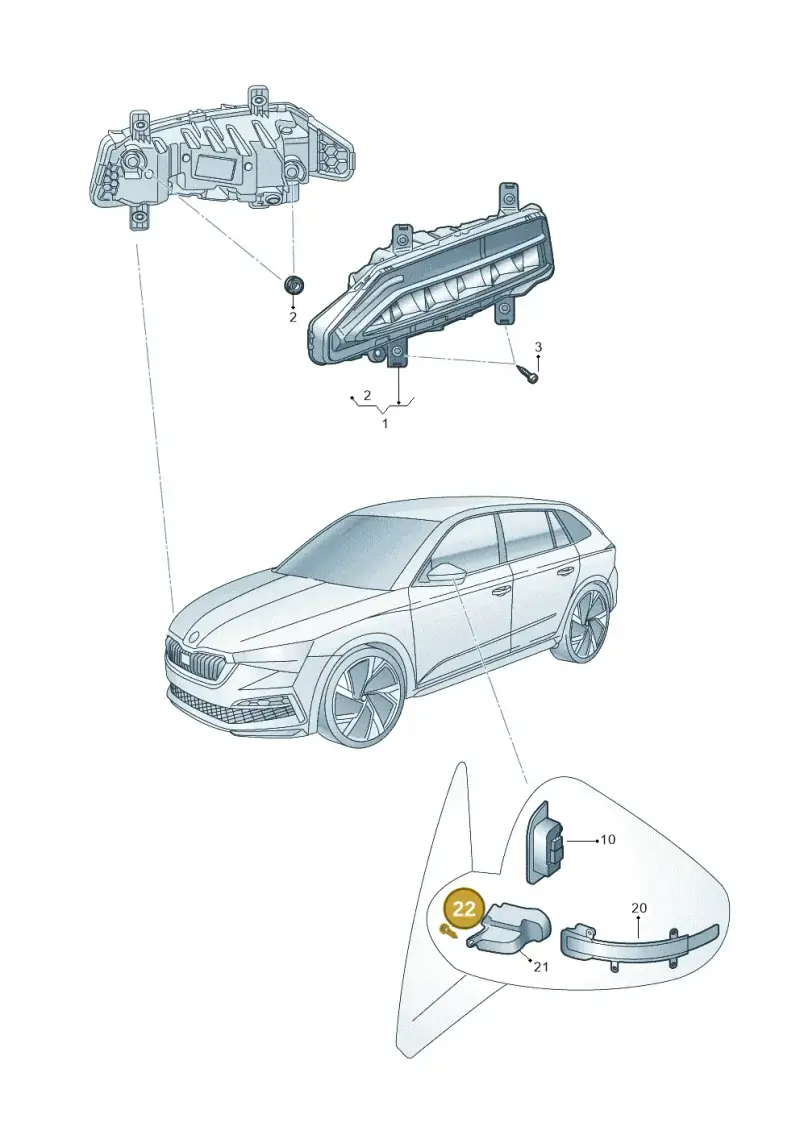 N01396511 — Skoda Superb Combi (2015-2024) diagram 851941041, position 22