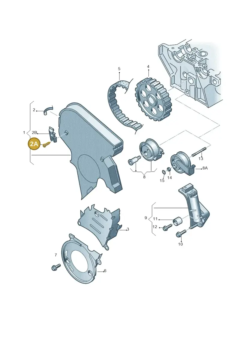 N01396519 — Audi A4/S4 Cabrio./qu. 07> (2006-) diagram 194109650, position 2A