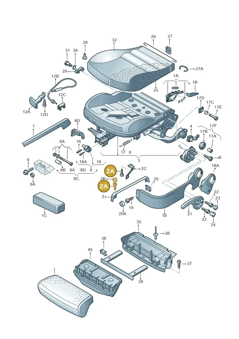 N0139655 — Volkswagen New Beetle             06> (2005-) diagram 203881000, position 2A