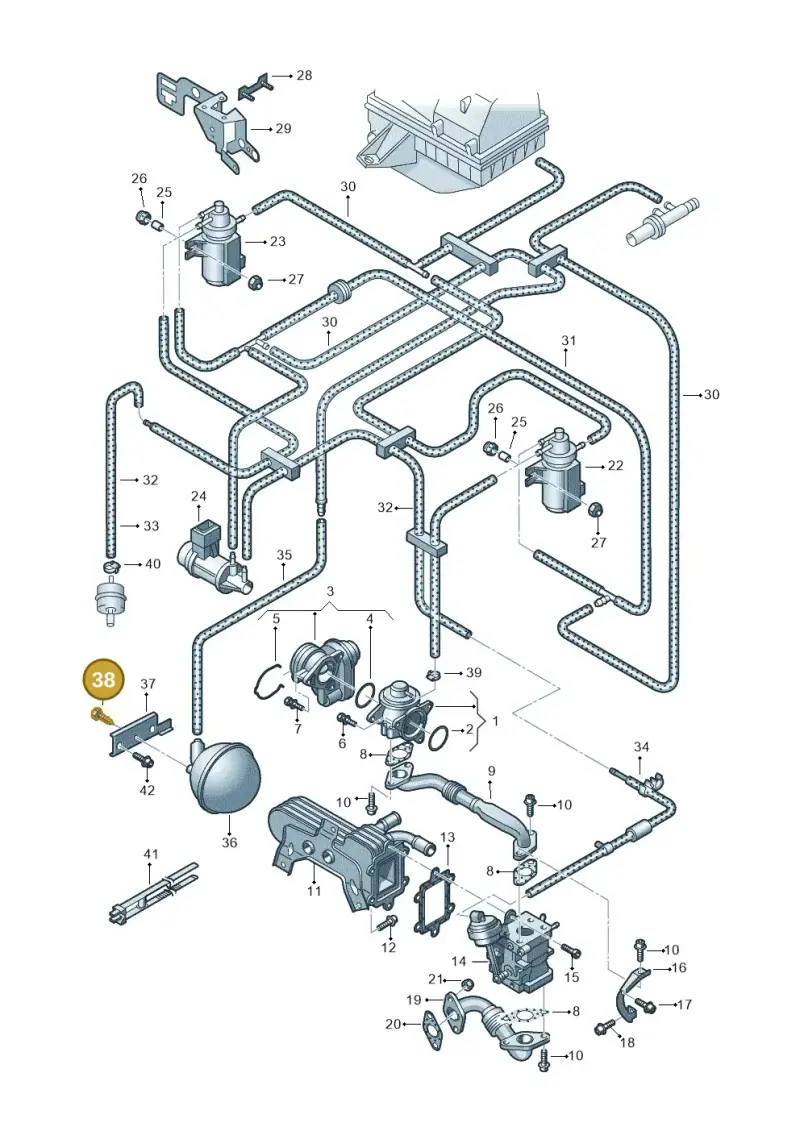 N0139681 — Volkswagen New Beetle             06> (2005-) diagram 266131350, position 38