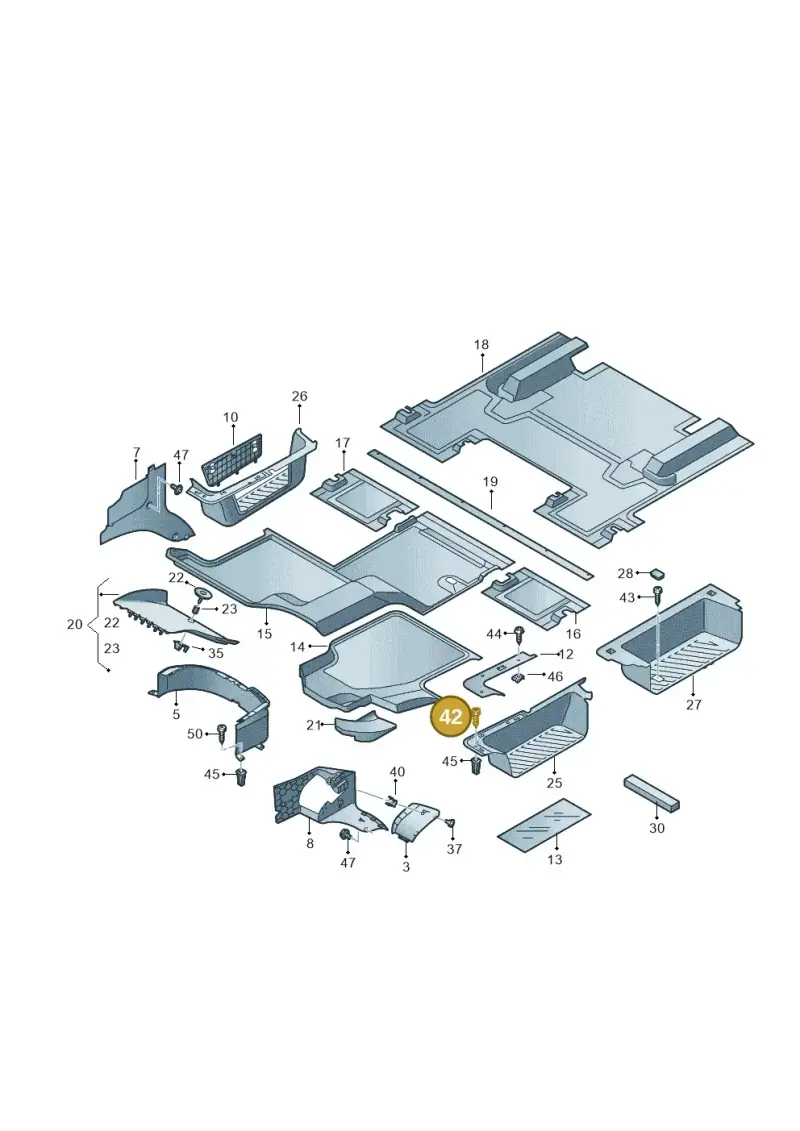 N01397520 — Volkswagen Crafter 35 panel (2011-2016) diagram 483863000, position 42