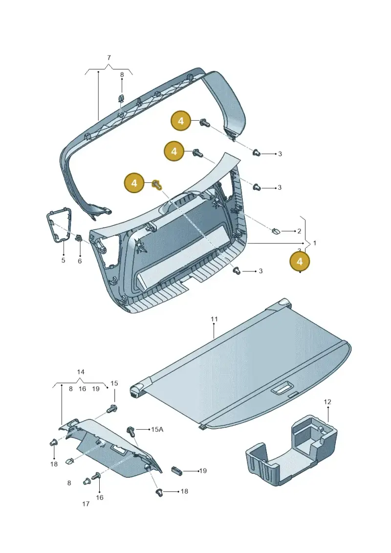 N01397520 — SEAT ALTEA                  07> (2006-) diagram 498867950, position 4