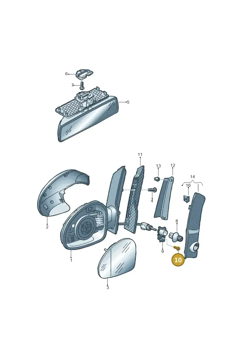 N01397520 — SEAT Altea XL (2013-) diagram 418857400, position 10
