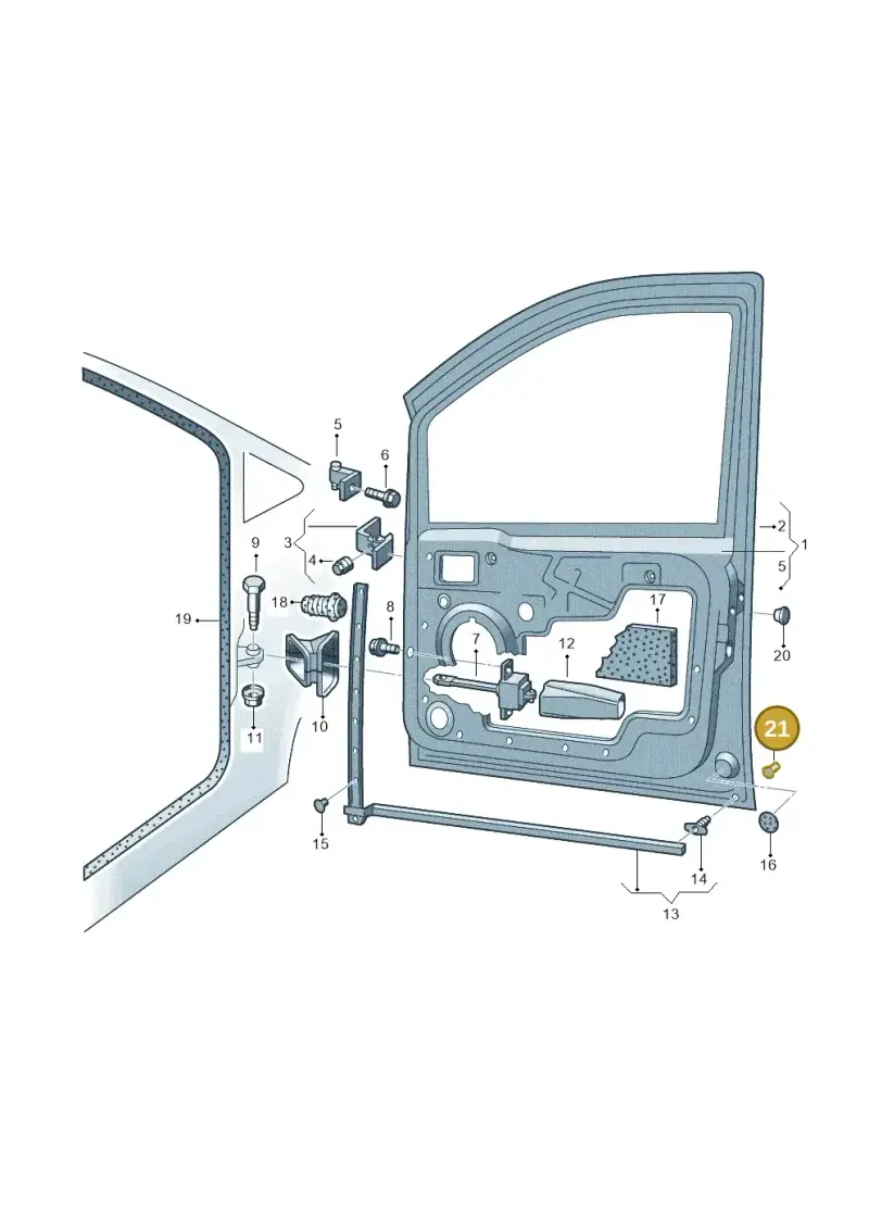 N0140323 — SEAT Alhambra (2006-2010) diagram 162831100, position 21