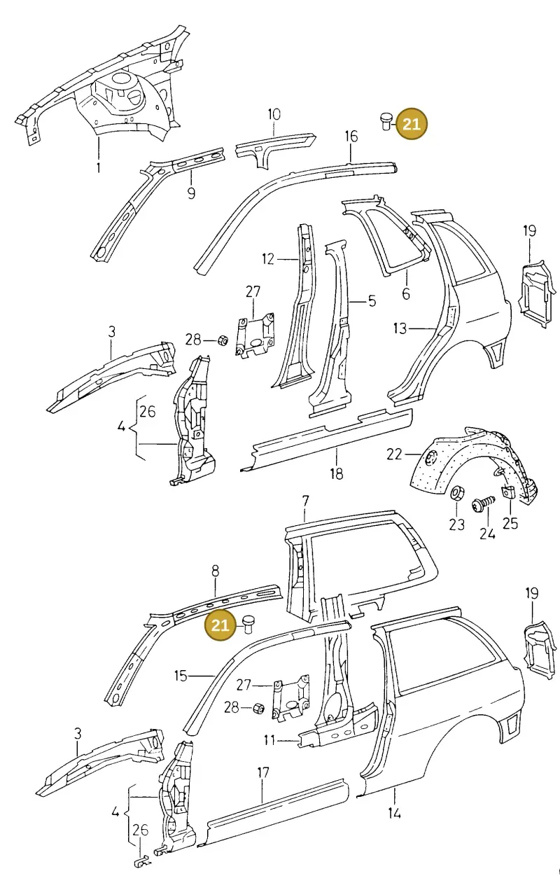 N0140323 — SEAT IBIZA (1999-2002) diagram 238809000, position 21