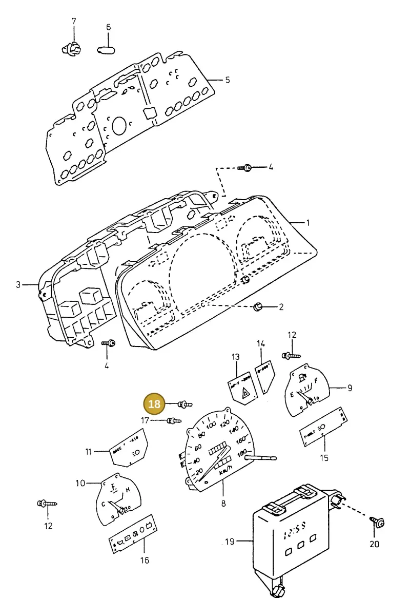 N0141112 — Volkswagen TARO (1989-1997) diagram 096919000, position 18