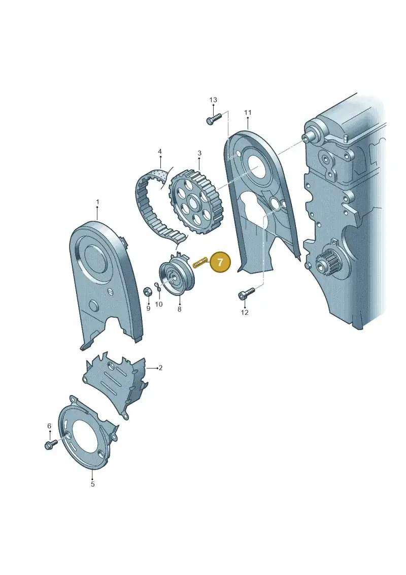 N0144083 — Volkswagen Golf Plus (2011-2014) diagram 195109570, position 7