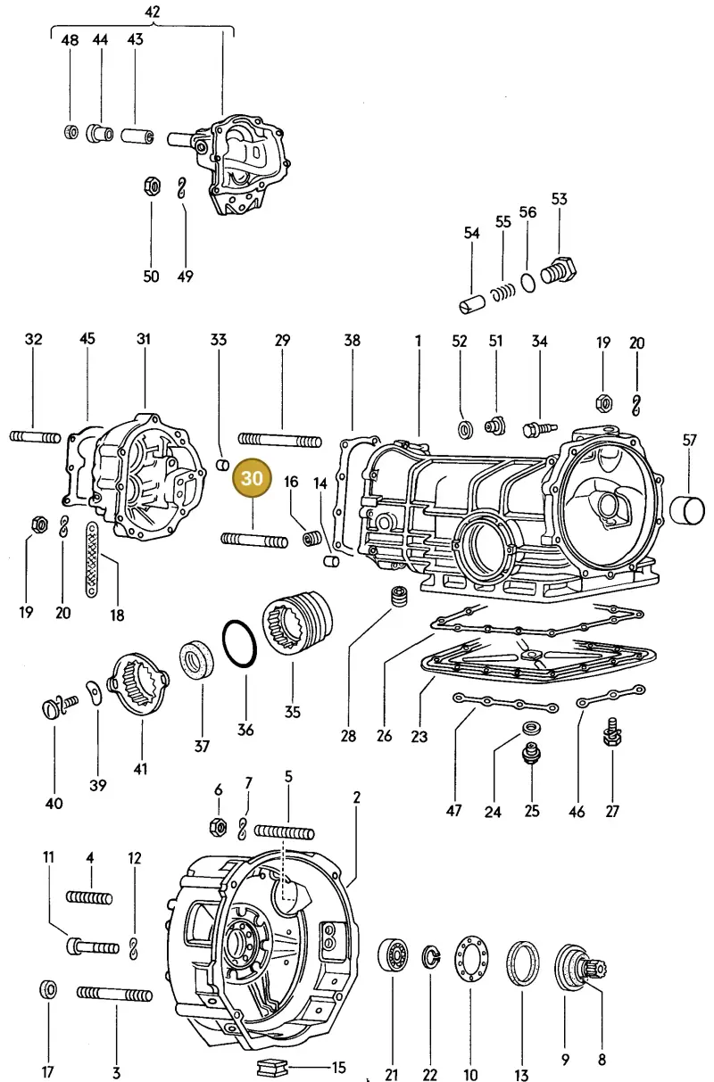N0144289 — Volkswagen VW 1302/1303 (1970-1980) diagram 032031000, position 30