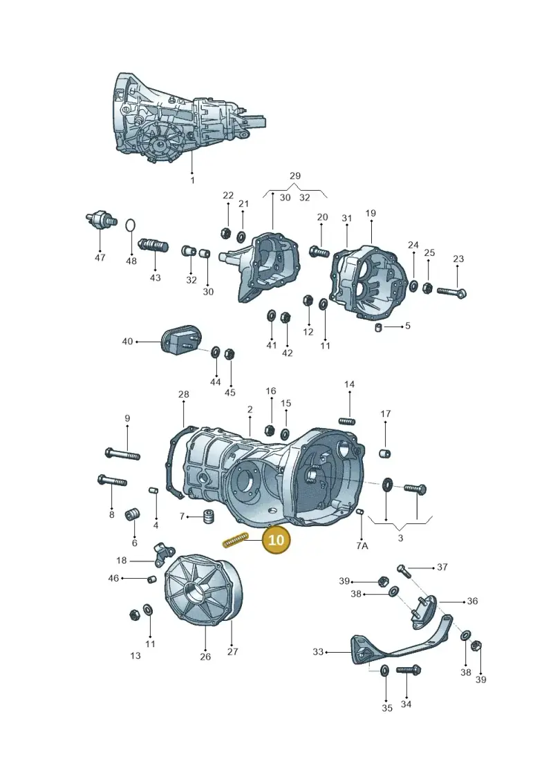 N0144289 — Volkswagen Kombi (2011-) diagram 308300000, position 10