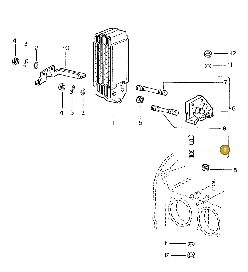 N01444312 — Volkswagen TIPO 2 (MEX) (1971-2001) diagram 115020000, position 9
