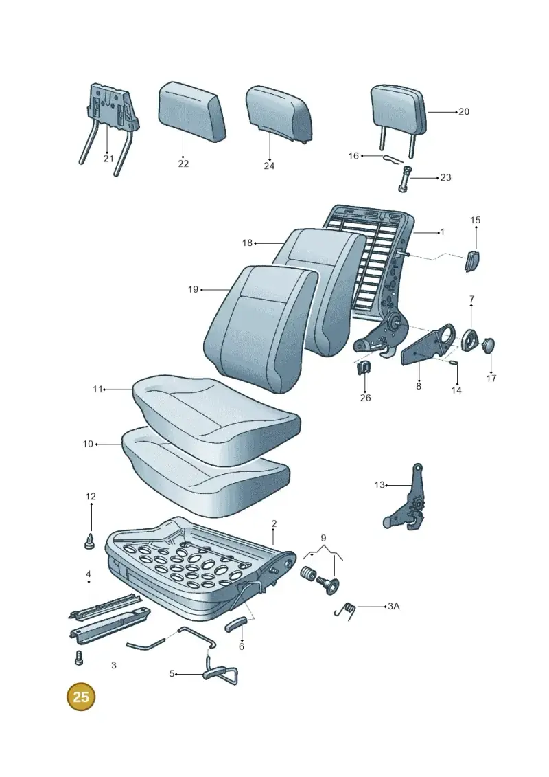N01470213 — Volkswagen Kombi (2011-) diagram 308881000, position 25