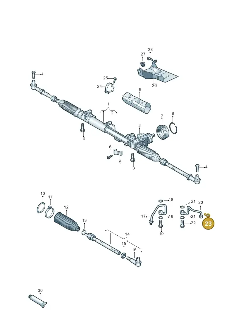 N01470213 — Volkswagen Phaeton 4motion (2010-2016) diagram 710422400, position 23