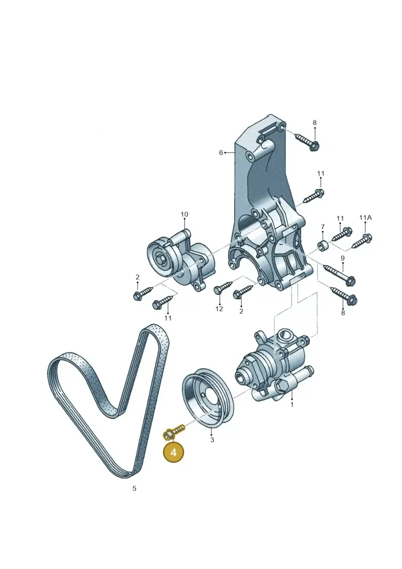 N0147067 — Volkswagen GOLF VAR./VENTO (1996-1999) diagram 121145800, position 4