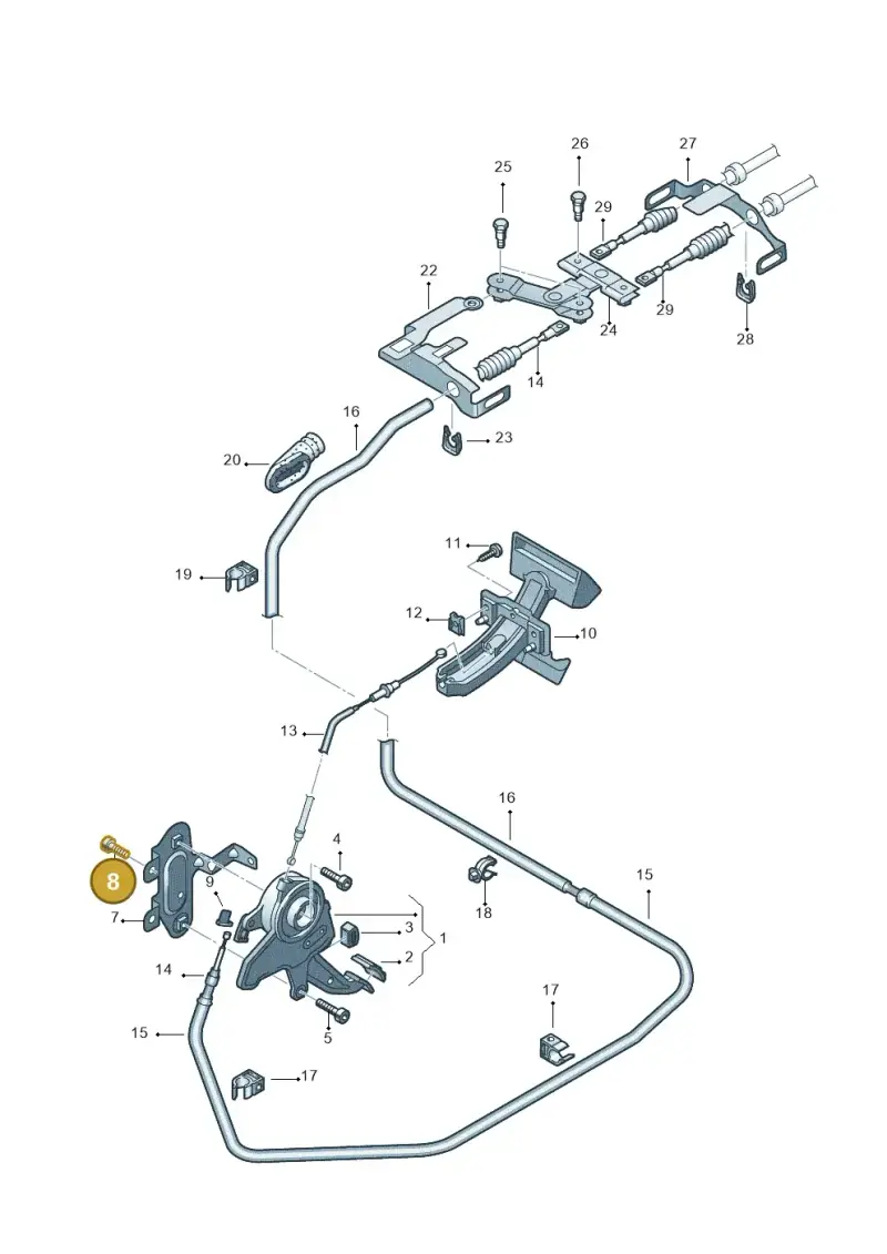 N0147068 — Volkswagen Phaeton 4motion (2010-2016) diagram 258711500, position 8