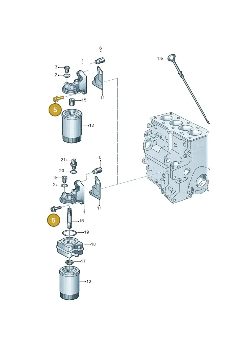 N0147176 — Volkswagen CADDY-KOMBI/KASTENW.   06> (2005-) diagram 121115500, position 5