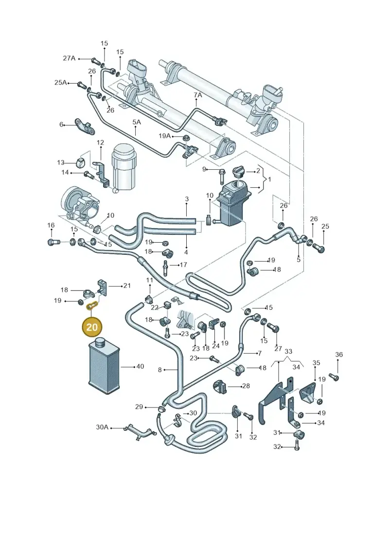 N0147236 — Volkswagen New Beetle             06> (2005-) diagram 206422500, position 20