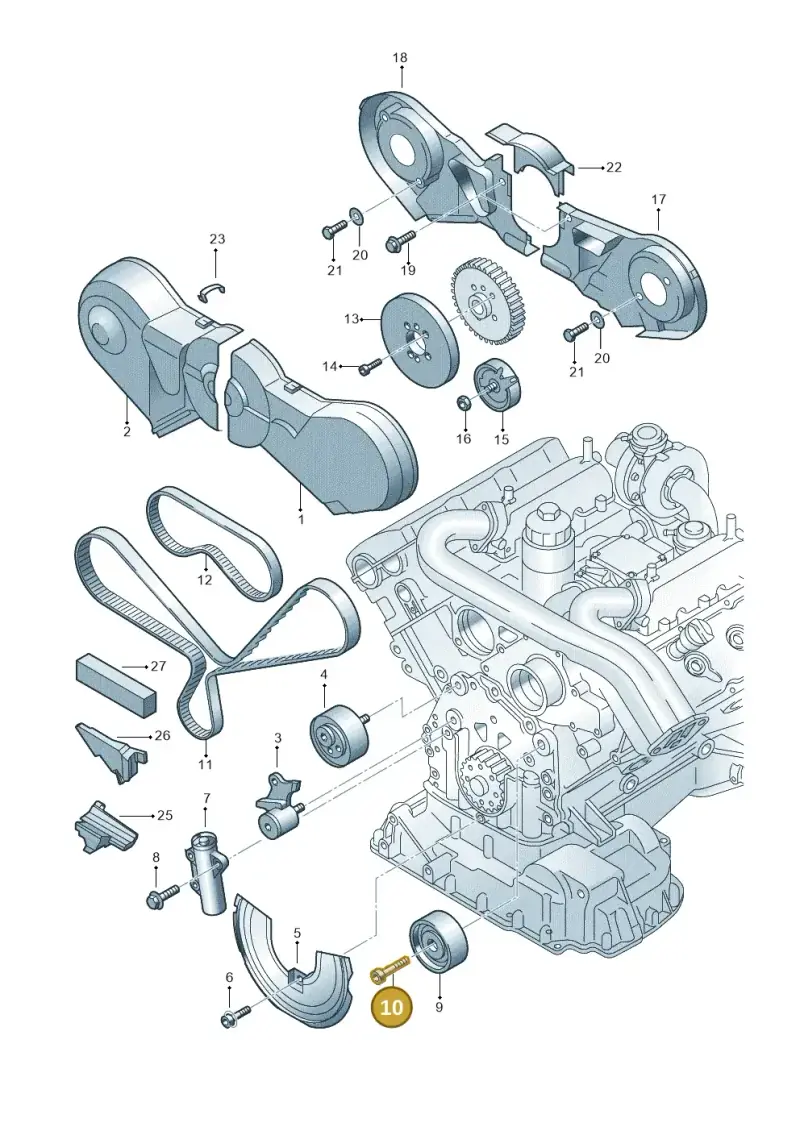 N0147236 — Audi A4/S4/Av./qu.     05> (2005-) diagram 260109860, position 10