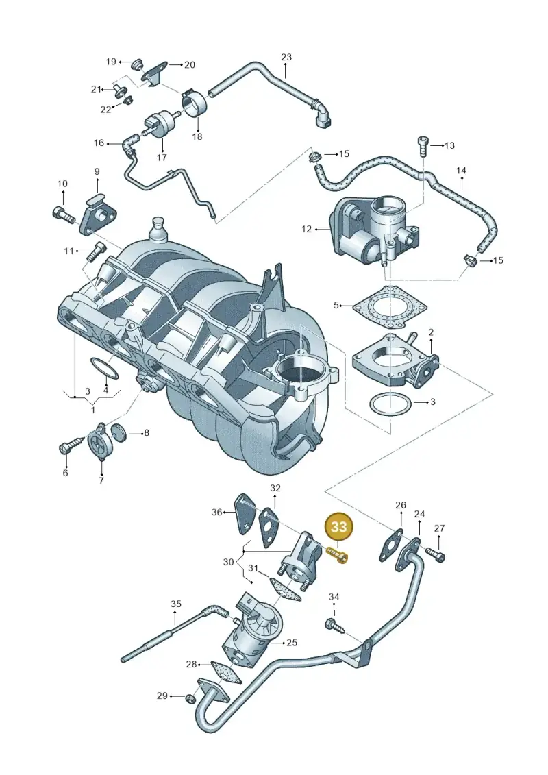 N0147263 — Volkswagen New Beetle Cabrio. (2003-2005) diagram 269133100, position 33