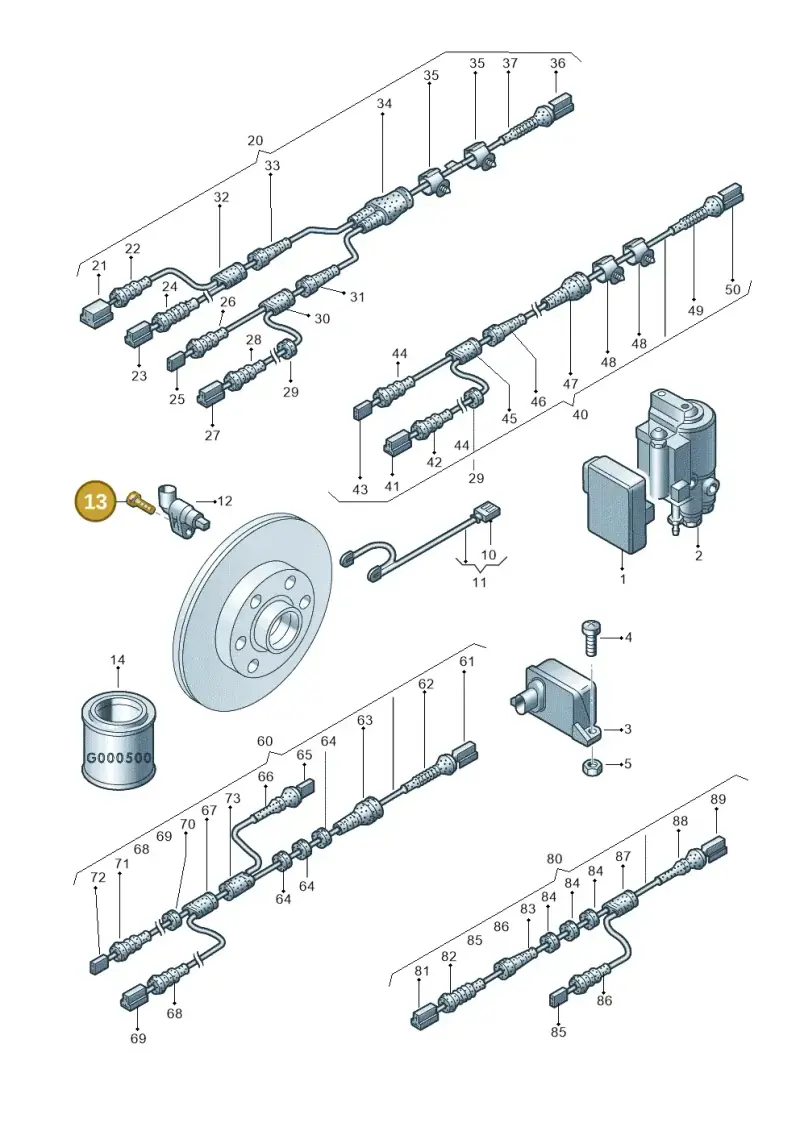 N0147404 — Volkswagen Touareg (2003-2005) diagram 274927000, position 13