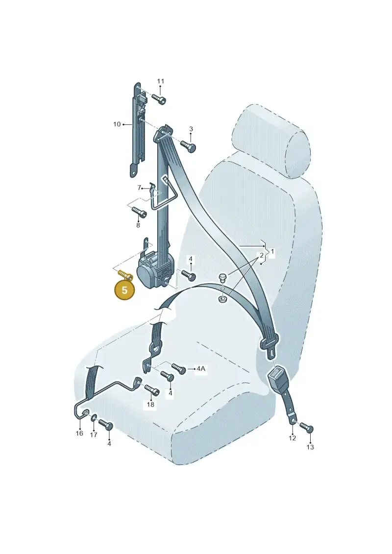 N0147618 — Volkswagen Polo sedan (2011-2014) diagram 253857600, position 5