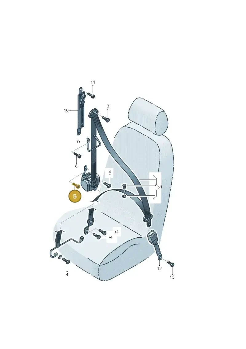 N0147618 — Volkswagen Polo (2011-2014) diagram 544857600, position 5
