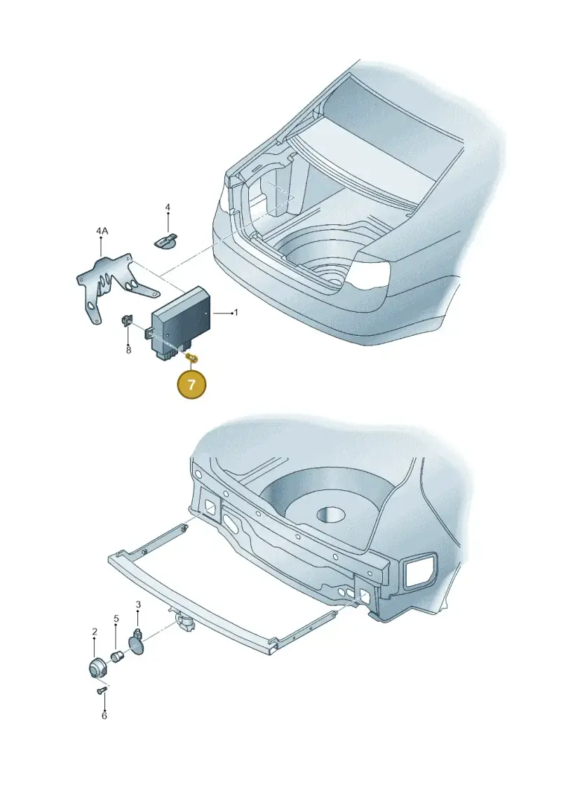 N0147804 — Volkswagen Jetta (2008-2011) diagram 462945550, position 7