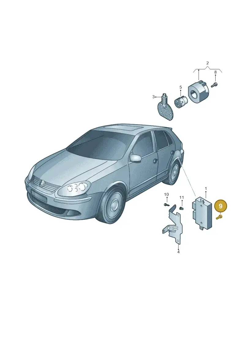 N0147804 — Volkswagen Golf Plus (2011-2014) diagram 420945550, position 9