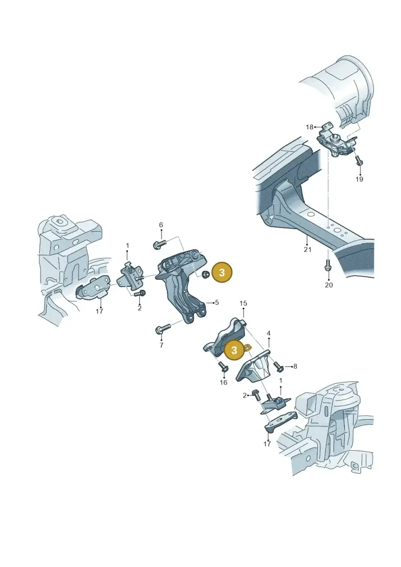 N0150816 — Volkswagen Amarok twin cab (2022-) diagram 894199400, position 3