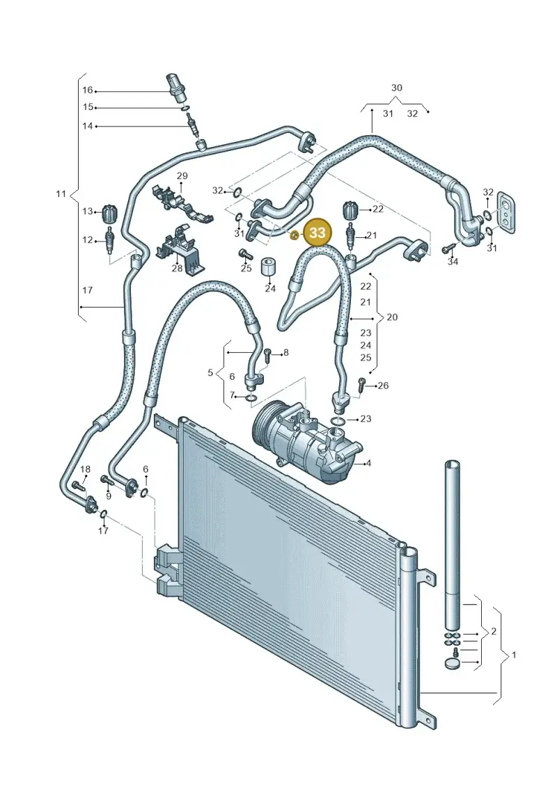 N01508210 — Volkswagen Passat estate (2023-) diagram 746260400, position 33