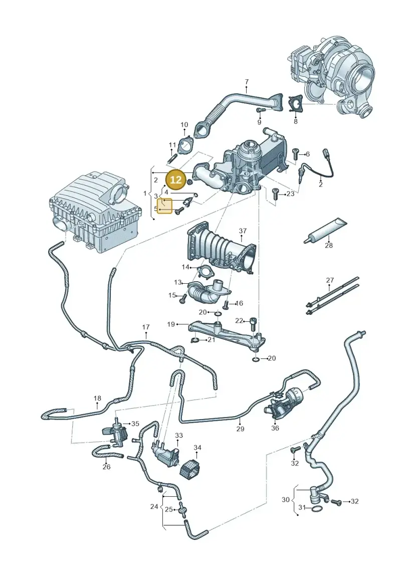 N01508215 — Volkswagen Amarok twin cab (2022-) diagram 894131700, position 12