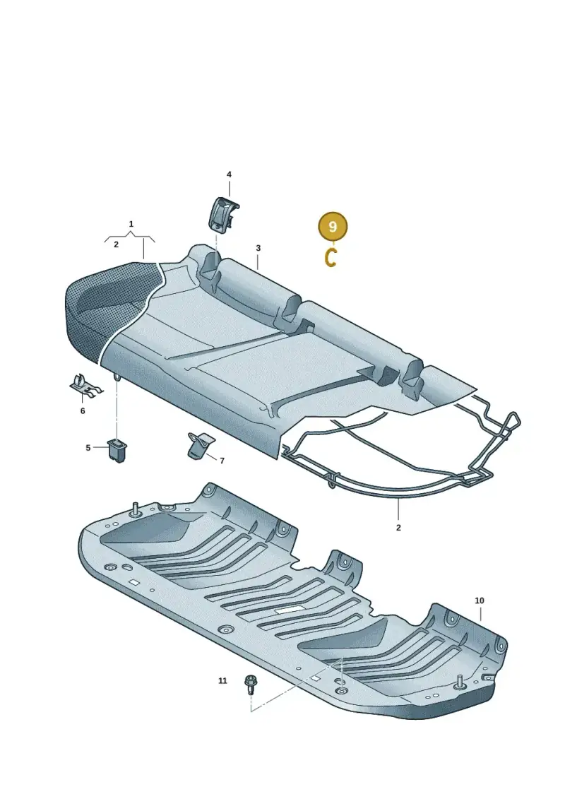 N0152612 — Volkswagen ID.7 Limousine Pro (2023-) diagram 10a885000, position 9