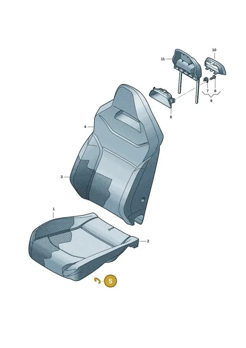 N0152612 — Volkswagen Passat estate (2023-) diagram 11a881700, position 5
