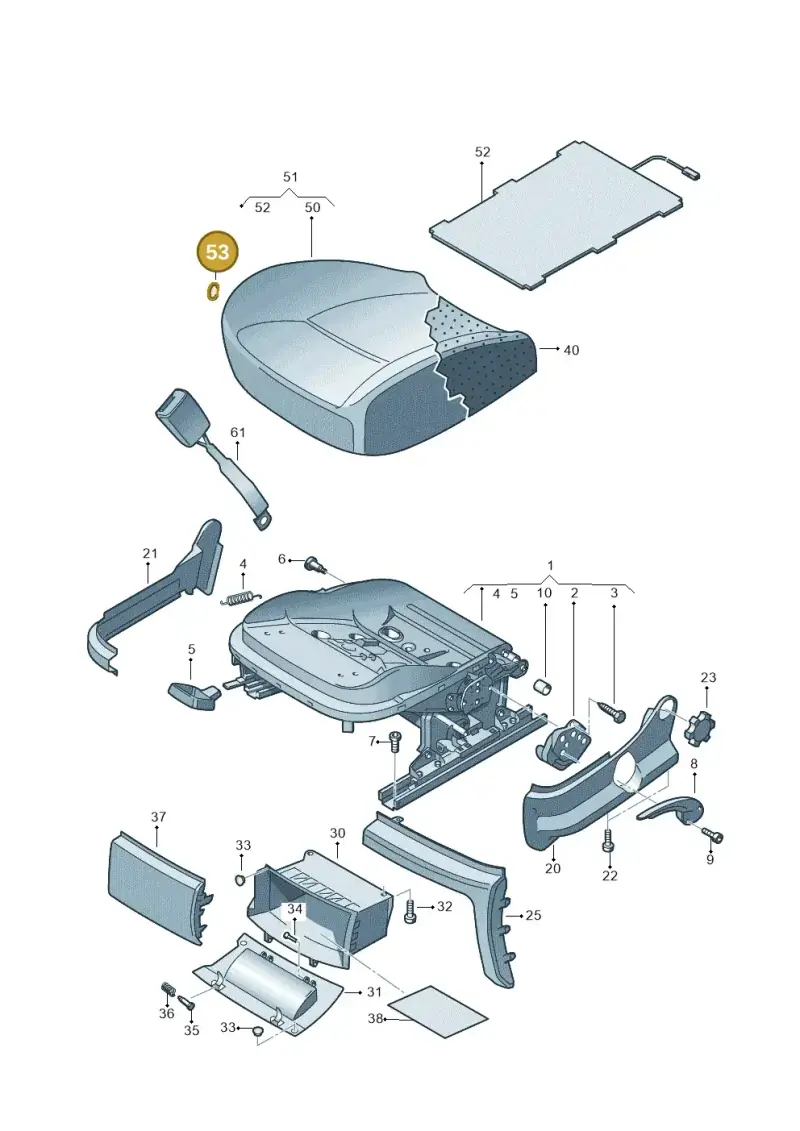 N0152612 — Volkswagen Amarok twin cab (2022-) diagram 683881200, position 53