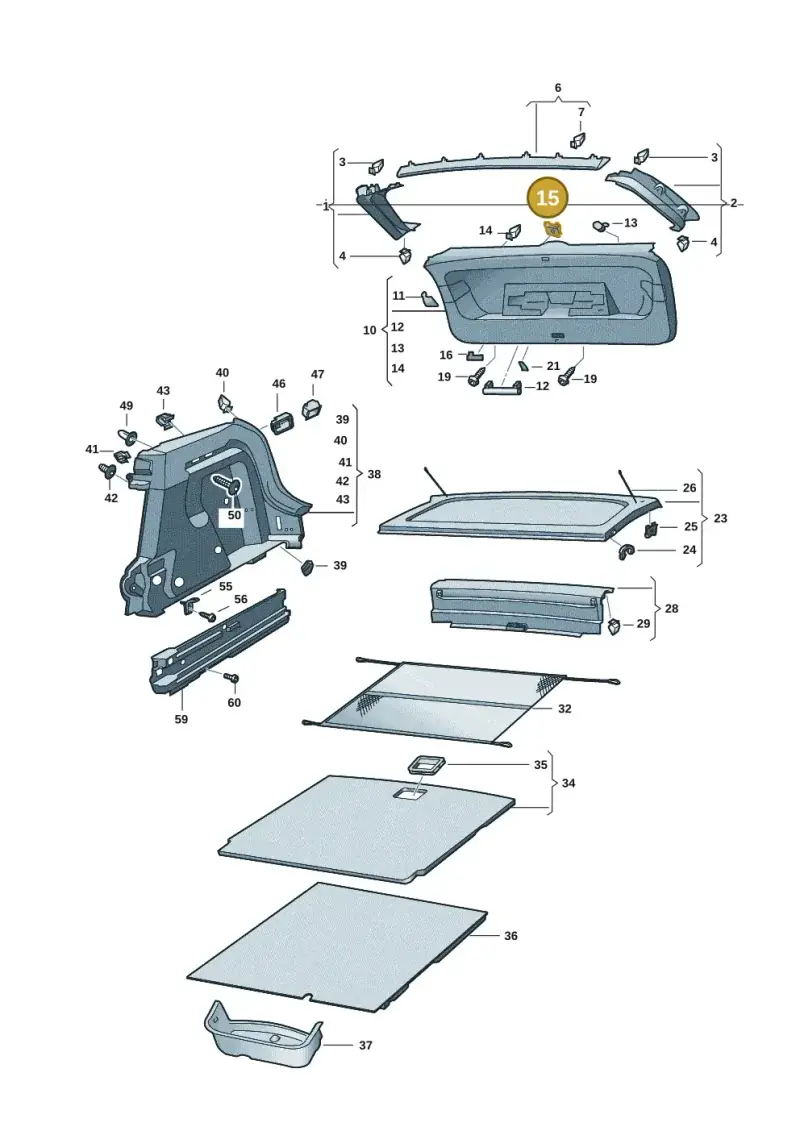 N0154291 — Volkswagen ID.4 (2020-2025) diagram 11a867080, position 15