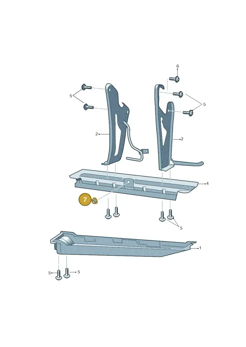 N0154291 — Skoda Yeti (2013-2017) diagram 666880400, position 7