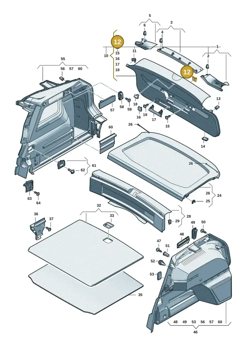N0154291 — Volkswagen Tiguan (2023-2025) diagram 57x867800, position 12