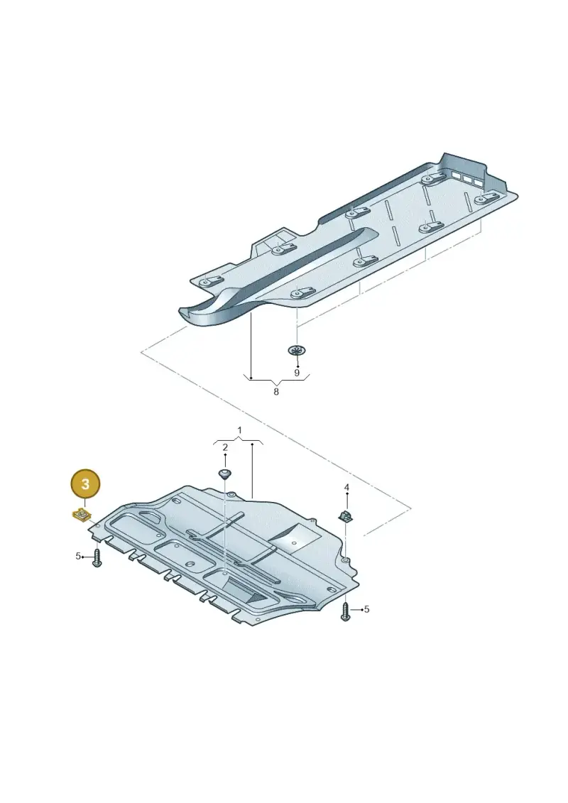 N0154391 — Volkswagen Polo (2011-2014) diagram 210825100, position 3
