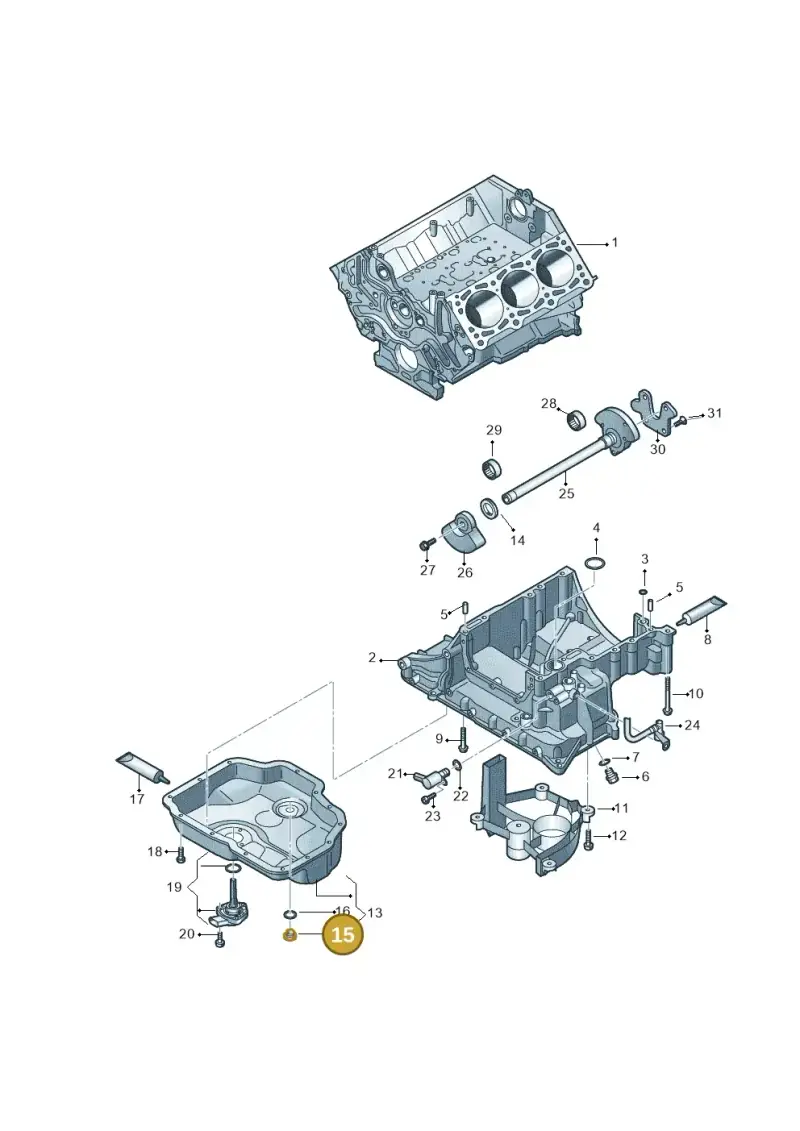 N0160276 — Volkswagen Amarok twin cab (2022-) diagram 693103280, position 15