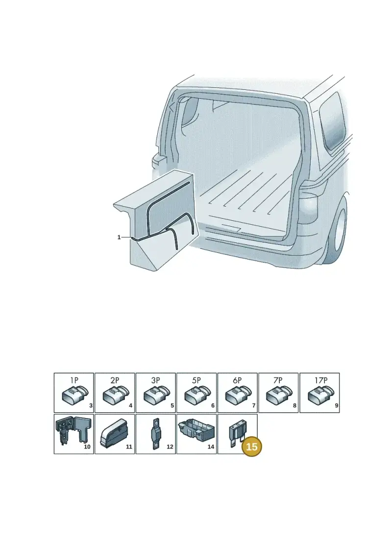 N01713120 — Volkswagen Multivan (2021-) diagram 7t0972755, position 15