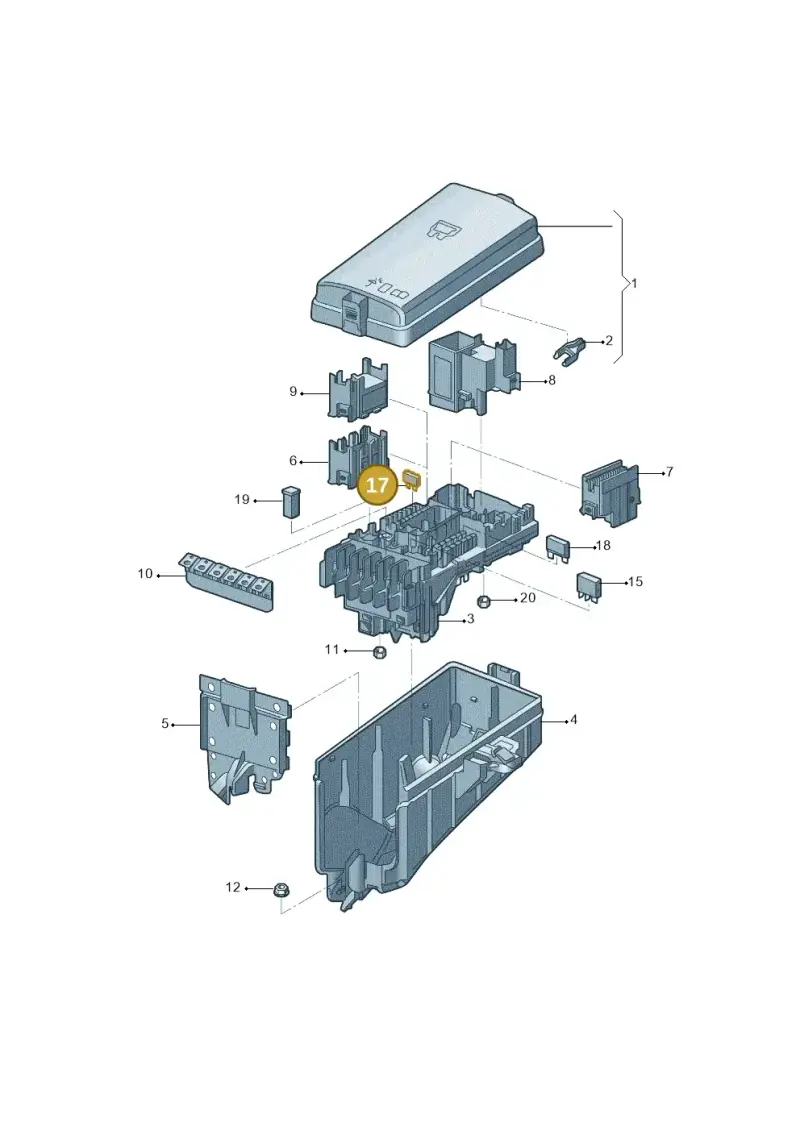 N01713131 — Volkswagen Tiguan (2024-) diagram 809937200, position 17