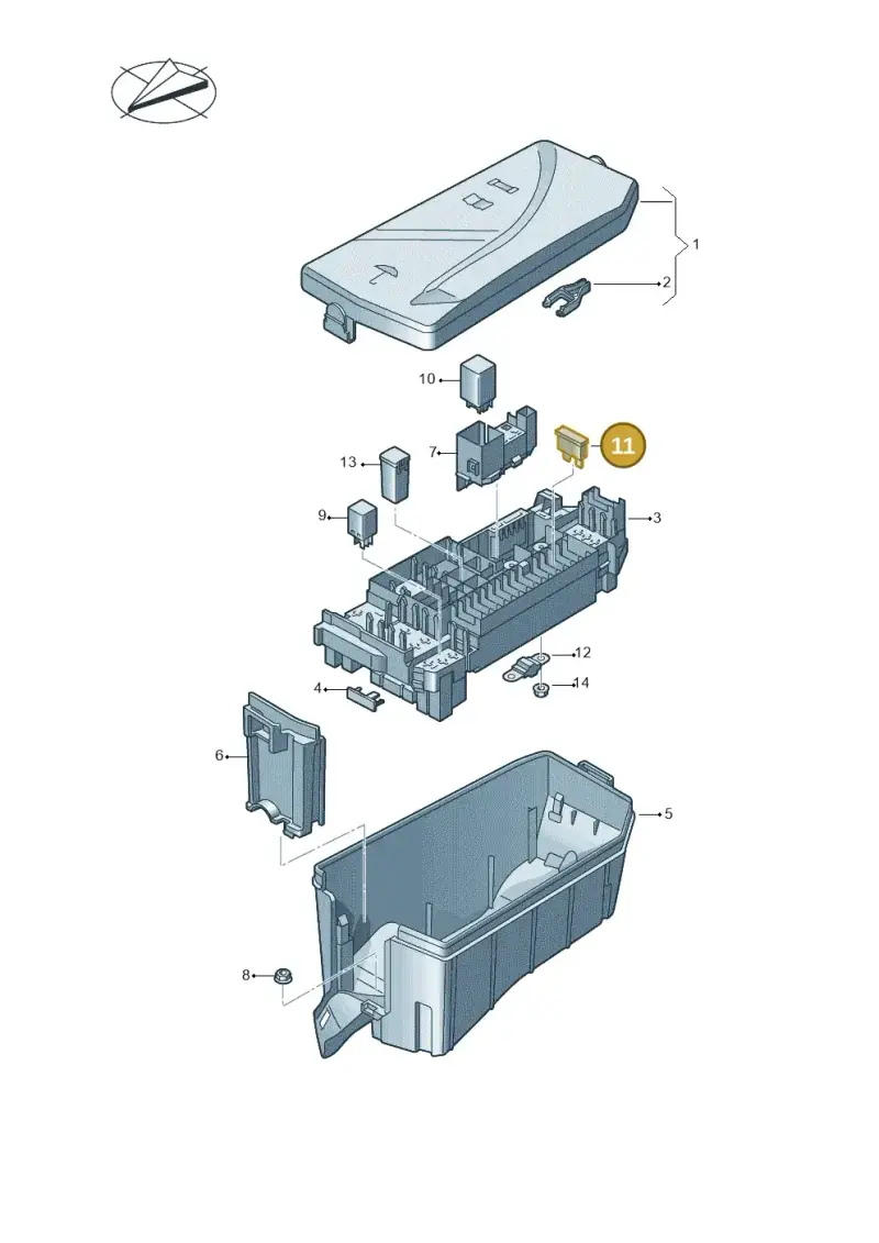 N01713136 — Volkswagen T-Cross 1,0 (2018-2024) diagram 837937100, position 11