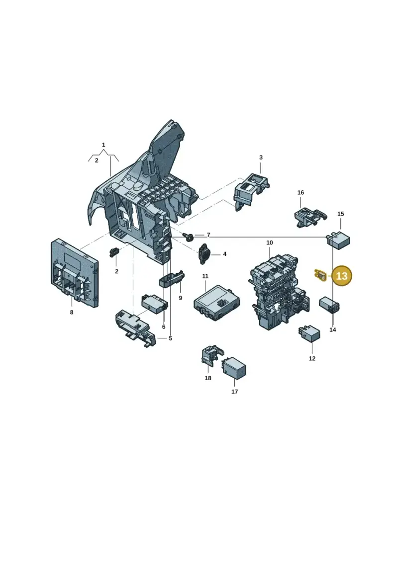 N01713138 — Volkswagen Atlas Cross Sport (2023-) diagram 2gm937000, position 13