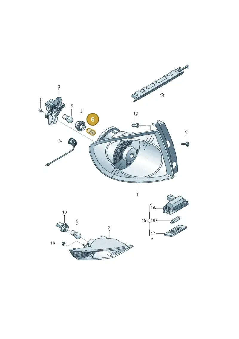 N0177192 — SEAT Altea XL (2013-) diagram 418945000, position 6