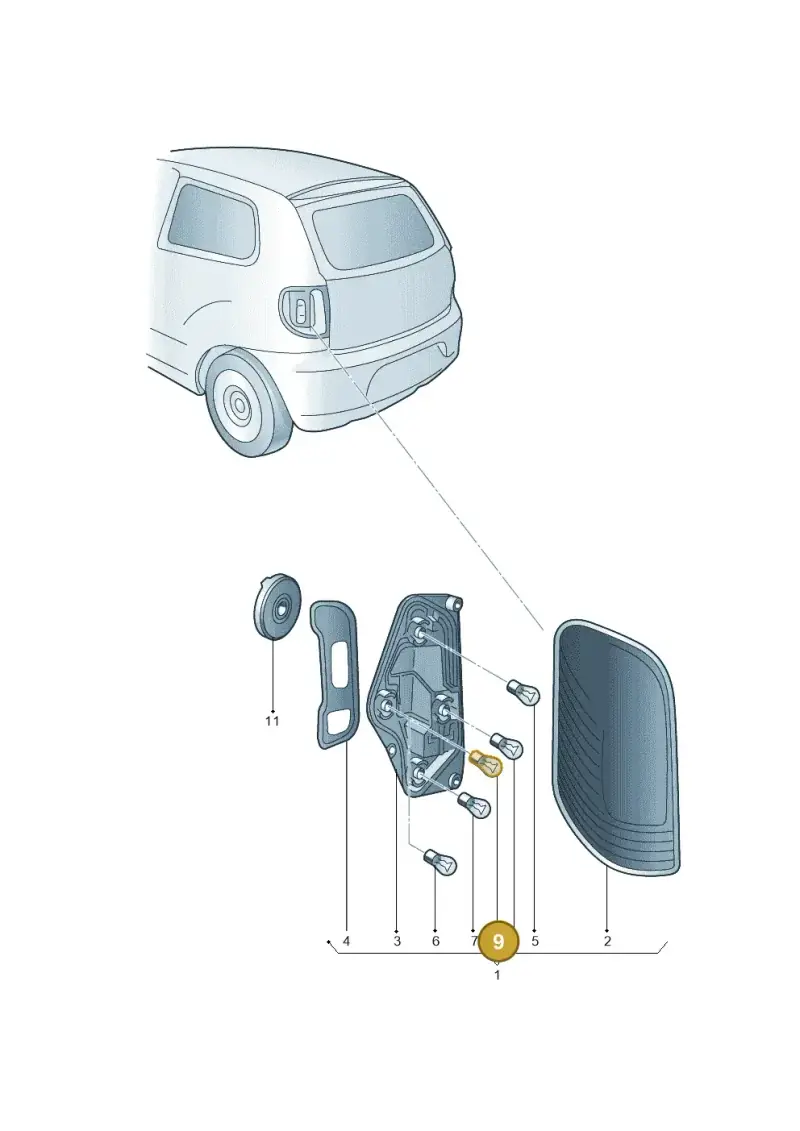 N0177192 — Skoda Citigo (2011-2019) diagram 727945000, position 9