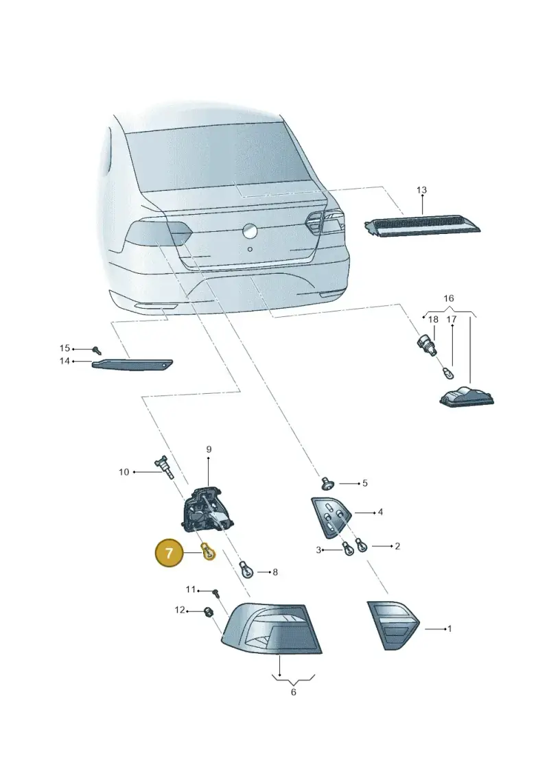 N0177197 — Volkswagen Voyage (2016-2023) diagram 554945000, position 7