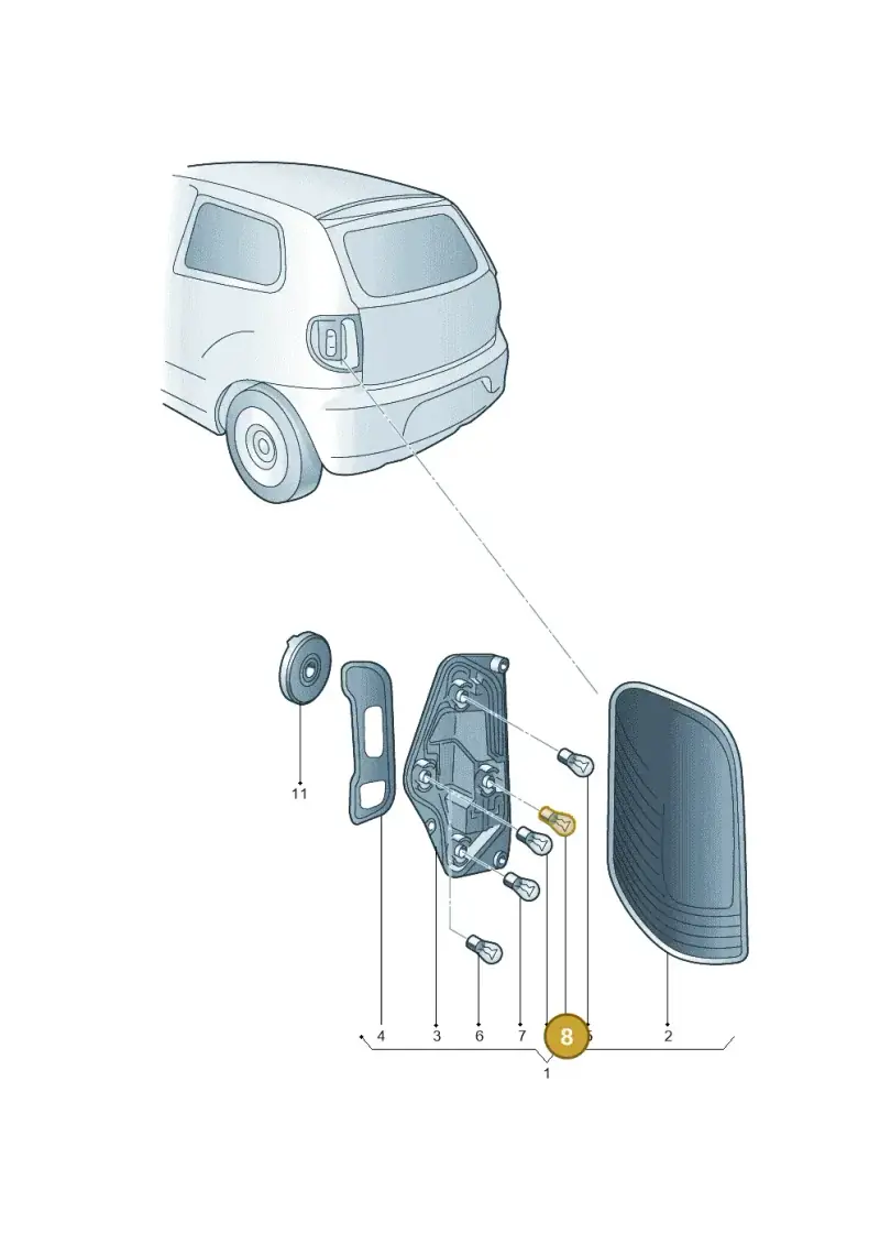 N0177197 — Skoda Citigo (2011-2019) diagram 727945000, position 8