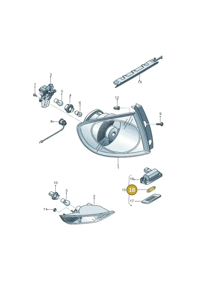 N0177254 — SEAT Altea XL (2013-) diagram 418945000, position 18