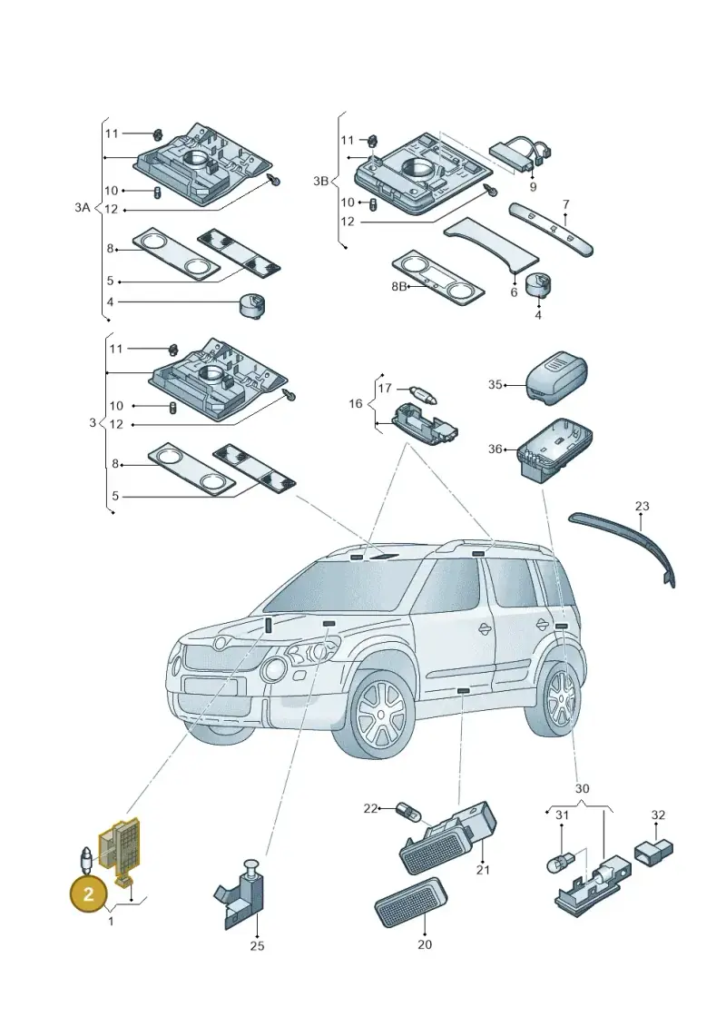 N0177262 — Skoda Yeti (2013-2017) diagram 666947000, position 2