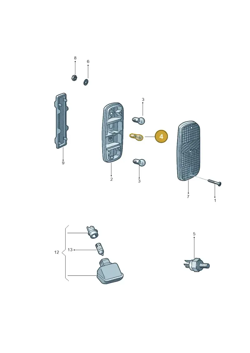 N0177382 — Volkswagen Kombi (2011-) diagram 308945000, position 4