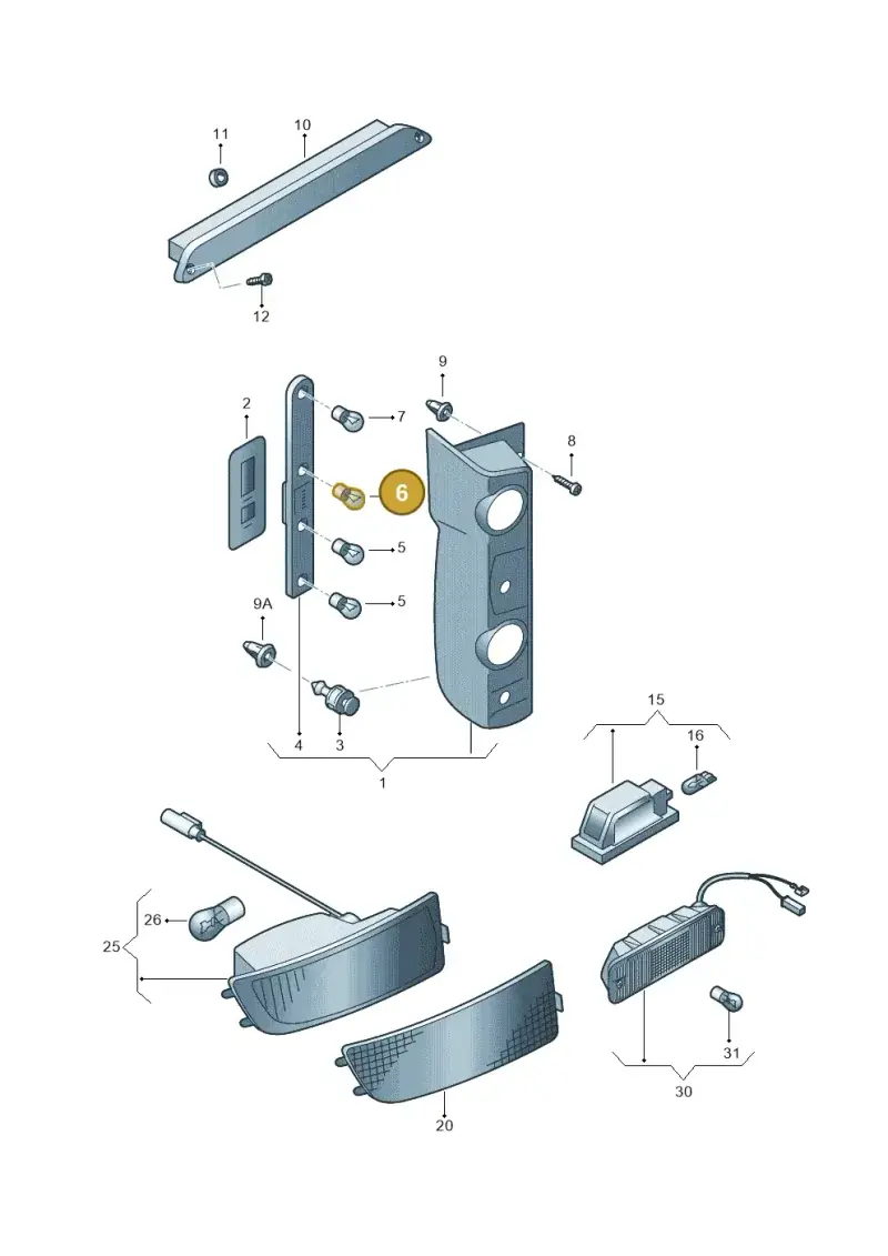 N0177382 — Volkswagen CRAFTER                06> (2006-) diagram 483945000, position 6